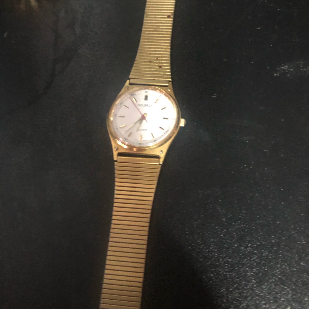 Gold Analog Watch